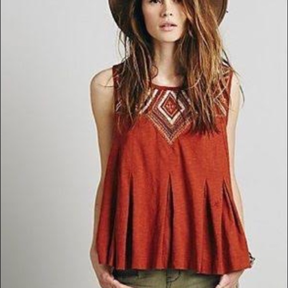 Free People | Libertine Embroidered Tank